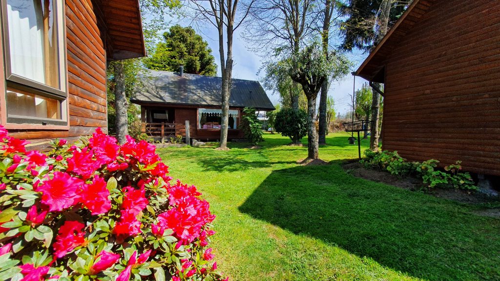 Entorno y espacios comunes de Cabañas Risso en Villarrica