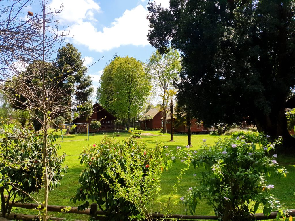 Entorno y espacios comunes de Cabañas Risso en Villarrica