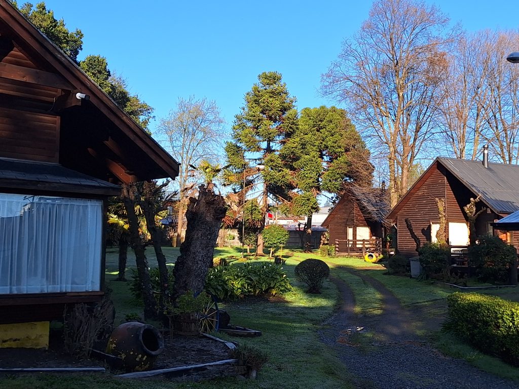 Entorno y espacios comunes de Cabañas Risso en Villarrica
